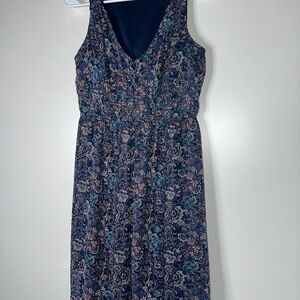 Rewind Blue and Pink High Low Dress